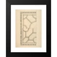 thumbnail image 2 of Jules-Edmond-Charles Lachaise 14x18 Black Modern Framed Museum Art Print Titled - Two Designs for a Ceiling (19th Century), 2 of 5