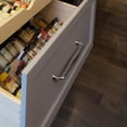 thumbnail image 6 of Goo-Ki 6 Pack 7.6'' Center to Center Vintage Satin Nickel Cabinet Pulls, Sleek Zinc Alloy Cabinet Handles for Classic Furniture Drawer Hardware, 6 of 7