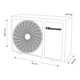 thumbnail image 5 of Aire Acondicionado Hisense Mini Split Frío y Calor 18000 BTU 220 V, 5 of 5