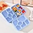 thumbnail image 5 of SPOORYYO Six compartment lunch box with lid for food separation snack fruit dry fruit preservation meal prep, 5 of 6