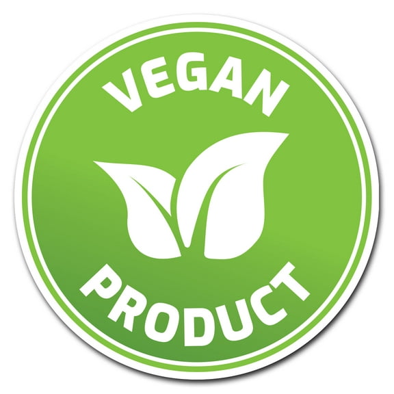 SignMission Circular Rigid Plastic Sign 12" Tall - Farmer's Market Vegan | Plastic Sign |  Made in the USA