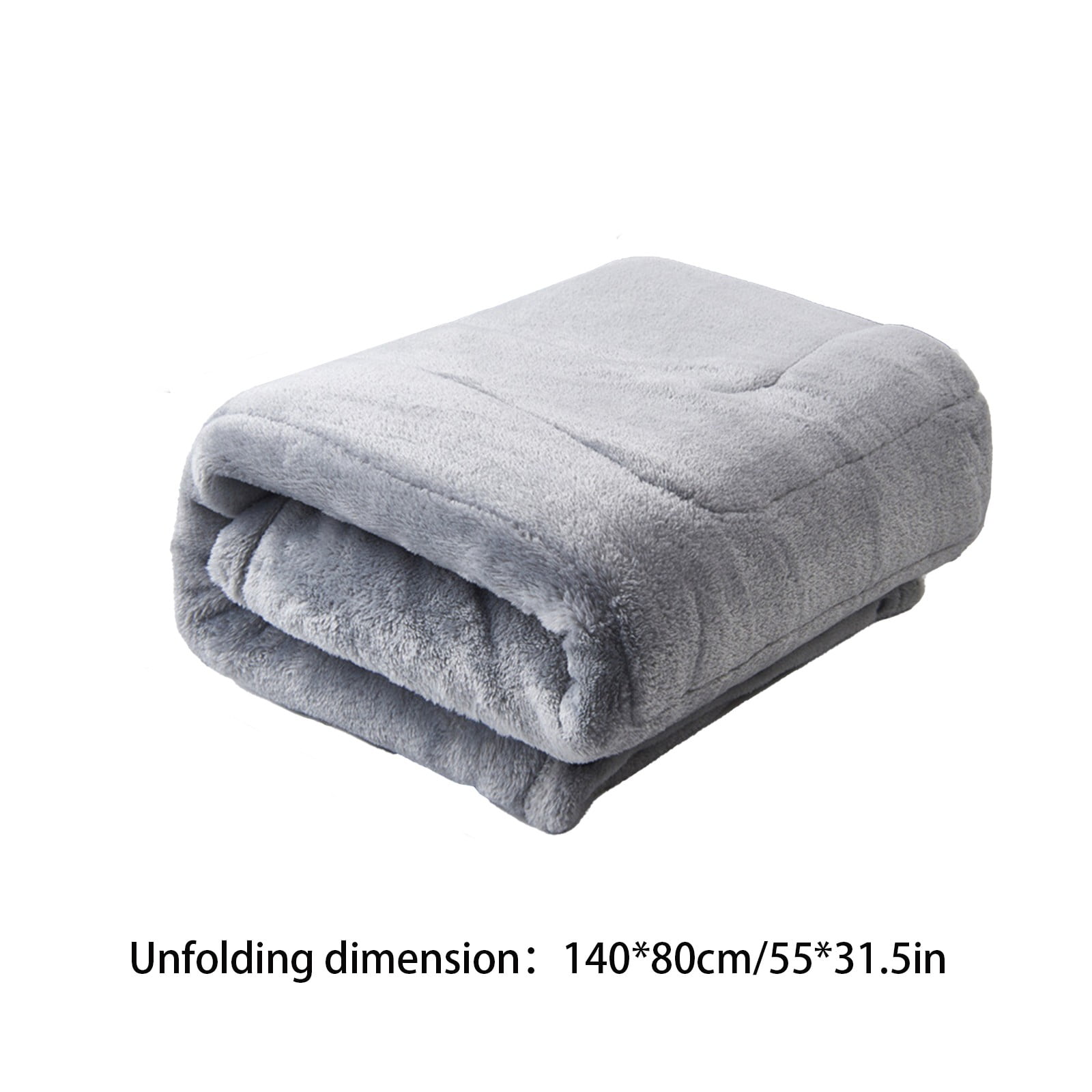USB Electric Blanket Heated Throw,55" x 31" - Soft Flannel Sherpa Heating Blanket,Household Single Control Intelligent Temperature Regulating Dormitory Electric Mattress,Machine Washable(GY1)