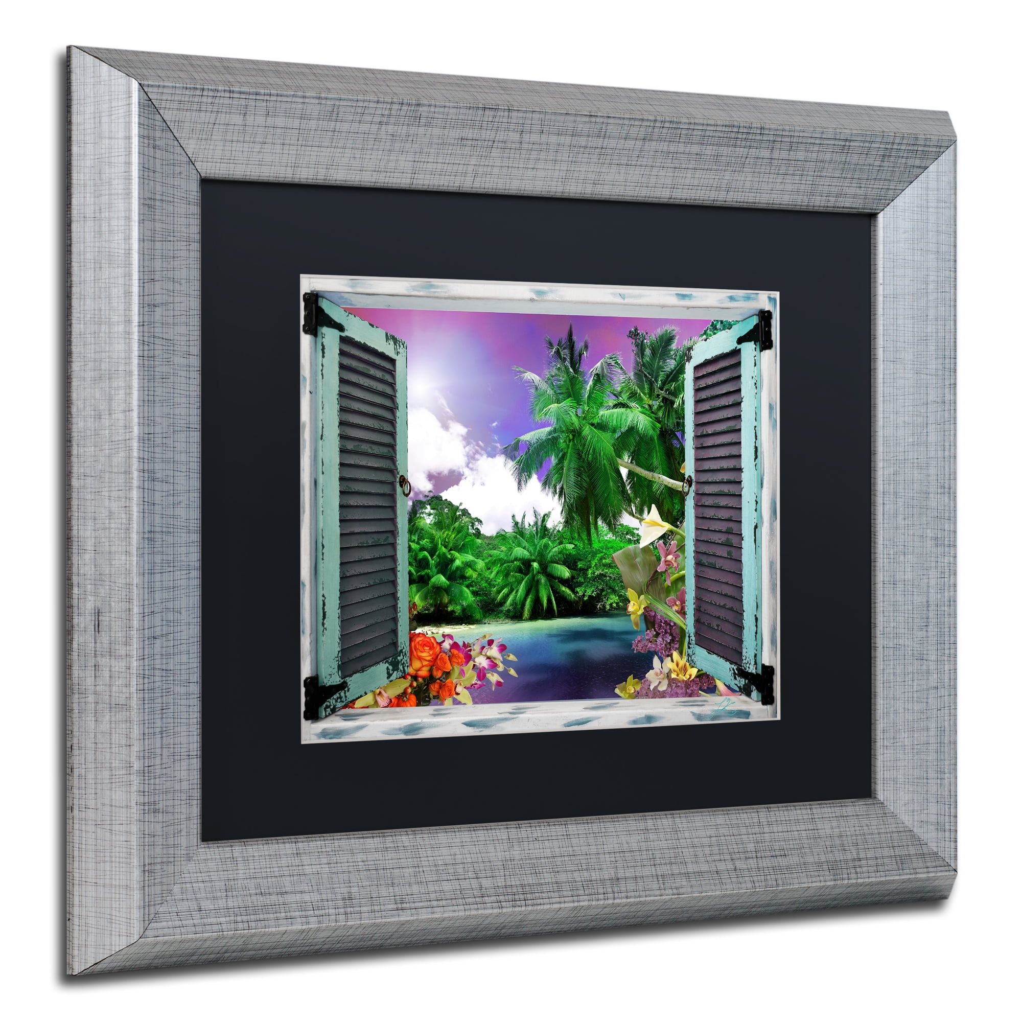 Trademark Art Landscape Framed Art Print, by Leo Kelly