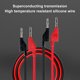 thumbnail image 4 of Kit De Cables De Prueba De Enchufe Banana, Kit De Cables De Prueba De Silicona Con Enchufe Banana 2000 V Con Cubierta De Seguridad Apilable Flexible Para Pruebas Eléctricas, 4 of 7