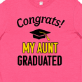 thumbnail image 4 of Inktastic Congrats My Aunt Graduated with Cap Youth T-Shirt, 4 of 5