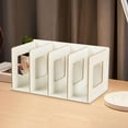 thumbnail image 1 of Elodie Wooden Desktop Bookshelf Modern Simple Tabletop Organizer for Desk Home Dorm White, 1 of 8