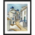 thumbnail image 2 of Art.com Santorini View II Art Print by Silvia Vassileva, Black Frame Wall Art, 17" x 21", 2 of 5