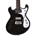 thumbnail image 1 of Danelectro 66T Semi-Hollow Body Electric Guitar (Black), 1 of 2