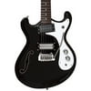 Danelectro 66T Semi-Hollow Body Electric Guitar (Black)