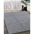 thumbnail image 3 of Ahgly Company Machine Washable Indoor Rectangle Industrial Modern Dark Goldray Area Rugs, 5' x 8', 3 of 7