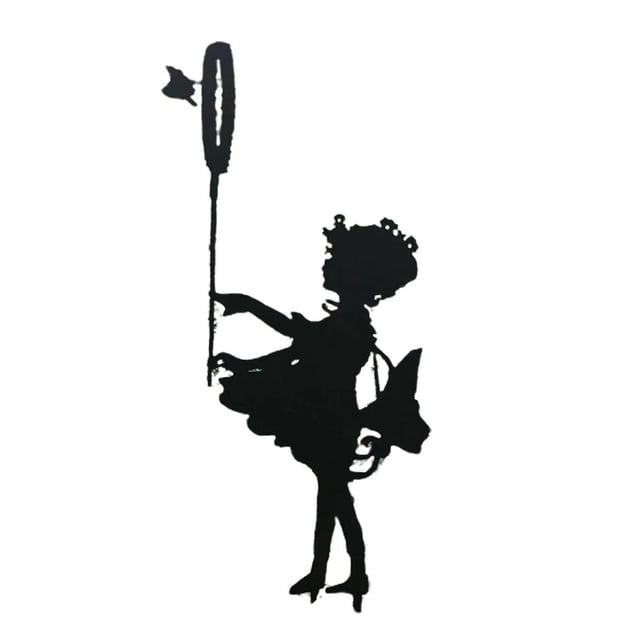 Niña, Silueta De Jardín, Estaca, Escultura De Metal Para Patio, Césped, Decoración De Patio Yuarrent HA045096-02