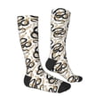 thumbnail image 3 of Balery Snake Printed Novelty Socks Men's Women's Crew Socks Sports Socks Knee High Socks Cotton Socks Quirky and Cool Socks, 3 of 9