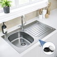 thumbnail image 2 of Naiovety Tapón plateado para orificio de lavabo, práctico y fácil de instalar, para grifo multifuncional, cubierta para orificio, grifo para Accesorios de baño, 2 of 6