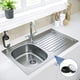 thumbnail image 3 of Billuyoard Tapón para orificio de lavabo multifuncional, cubierta para orificio para grifo, conveniente y fácil de instalar, agua Accesorios de baño, 3 of 6