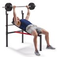 thumbnail image 4 of Sunny Health & Fitness Adjustable Standard Incline Weight Bench, Bench Press with Barbell Rack, Full Body Workout Exercise Multi-Function Strength Training for Home Gym - SF-BH623008, 4 of 6