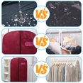 thumbnail image 4 of Xiao Hua clothing rack cover, transparent clothing rack cover, household dust cover, floor standing double pole clothes hanger dust cover, 1 piece, 47.2 x 19.6 x 59.06 inches, 4 of 4