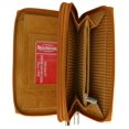 thumbnail image 2 of Ladies Checkbook Organizer Genuine Leather Zip Around Clutch Wallet 4575 CF, 2 of 5