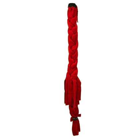 UPC: 0754888040091 | Intrepid International Tailwrap Tail Braid – Fleece Extra Long 54 -red Fleece-54