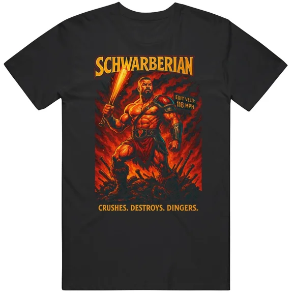 Reprint Rare Funny Kyle Schwarber Schwarberian Gift Idea T Shirt