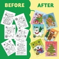 thumbnail image 3 of Libros para colorear JOYIN Christmas, paquete de 48 para niños con 10 fundas, 3 of 5