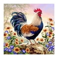 thumbnail image 1 of 5D DIY taladro completo diamante pintura de pie gallo bordado de punto de cruz Wdftyju, 1 of 9