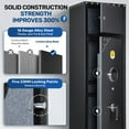 thumbnail image 3 of Gun Safe,BlackSmith Digital 6 Gun Safes with Lock Box and Removable Shelf,Password Quick Access Rifle Safe Gun Cabinet for Rifles,Shotguns,Pistols, 3 of 8