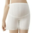 thumbnail image 4 of Xmarks Women's Maternity Postpartum Underwear Cotton Seamless High Waist Lace String Boy Shorts Panties, 4 of 9