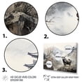thumbnail image 3 of Designart "Cow Sumi Asian beauty VIII" Asian Floater Framed Wall Art Print, 3 of 7