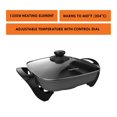 thumbnail image 3 of Kenmore Non-Stick Electric Skillet, 12x12" with Glass Lid, Black/Grey, 3 of 7
