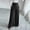 Black women's high waisted wide leg trousers a1, variant on Cagogo Women's High Waisted Wide Leg Trousers with Pockets Button Elegant Long Palazzo Pants for Party Work Office Casual Beach Wear, Wine 2XL