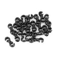 thumbnail image 6 of 20pcs Brake Cable Clip S Style Clamp Plastic Black for Mountain Bike Road Bicycle Folding Bike, 6 of 6