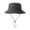 Dark Gray, variant on Waterproof Bucket Rain Hat with Chin Strap Quick Dry Packable Boonie Sun Hat Safari Hat UV Protection (Black, One Size)