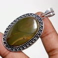 thumbnail image 2 of Green Opal Gemstone Handmade Ethnic Unique Design Pendant Jewelry 2.4" SA 9838, 2 of 2
