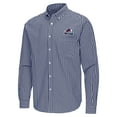thumbnail image 2 of Men's Antigua Navy Colorado Avalanche Ellis Tri-Blend Long Sleeve Button-Down Shirt, 2 of 3
