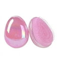 thumbnail image 2 of Anti-knotting Straight Hair Brush  Hair Smoothing Combs Marbling Egg Glitter Anti Static Massage Hairbrush Hair Care Tools, 2 of 7