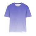 thumbnail image 4 of ZQGJB Tie Dye Print Shirts for Women Dressy Casual Summer Short Sleeve Crewneck Basic Workout T-Shirts Loose Oversized Comfy Pullover Tops Purple#01 XXL, 4 of 5
