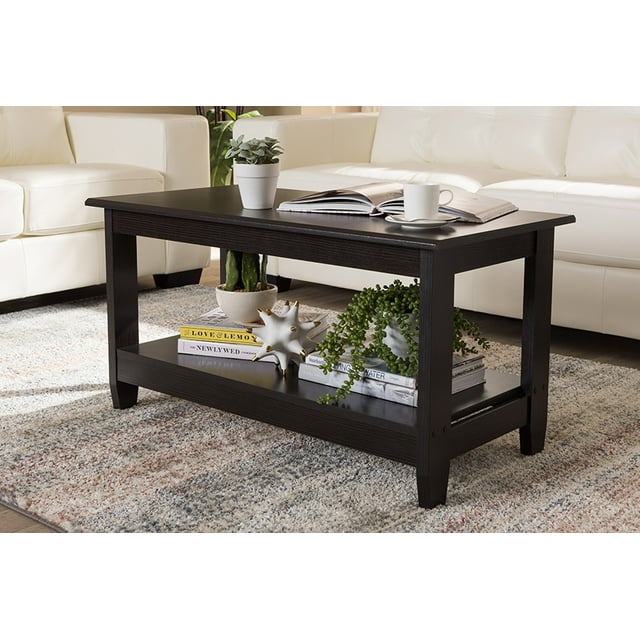 Baxton Studio Baxton Studio Malena Modern and Contemporary Wenge Brown Finished Coffee Table