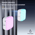 thumbnail image 3 of M22 Magnetic LED Selfie Light Phones Clip-on Dual Color Temperature Portable Fill Light for Outdoor Photography White, 3 of 8