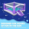 thumbnail image 4 of Sunny & Fun Fun Bounce House Inflatable Nylon Outdoor with Blower, 4 of 9