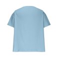 thumbnail image 4 of Cilsoka Womens Shirts Summer Casual Tunic Womens Summer Tops Casual V Neck Oversized Graphic Tees for Women Country Blouses for Women Summer Dressy My Orders Placed, 4 of 5