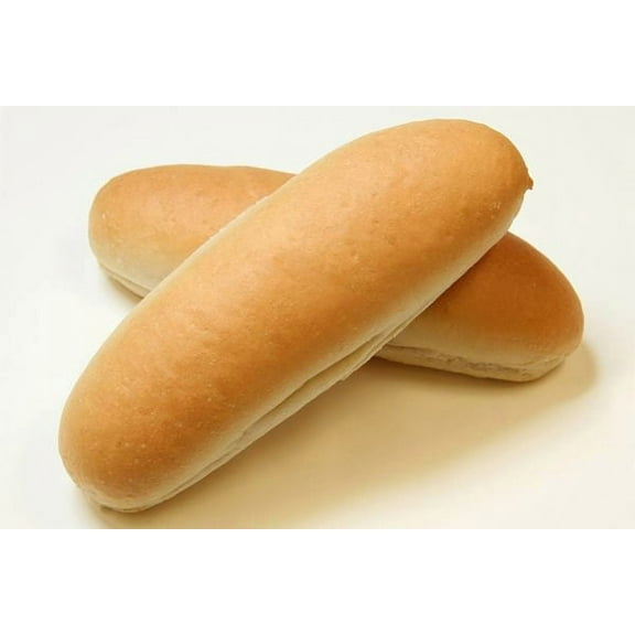 Rotellas White Solid Hoagie, 8 inch - 36 per case.