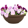 thumbnail image 3 of The HC Companies GAB18000E21C006LRTOX 18 Inch Bowl Planter, Chocolate, 3 of 8