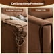 thumbnail image 3 of Protector de muebles para gatos de 78 x 15.7 pulgadas, alfombrilla autoadhesiva para rascar gatos, cortada para adaptarse a alfombras de repuesto para árboles, pared, cama, puerta, sofá, 3 of 7