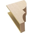 thumbnail image 6 of 9"W x 18"D x 27"H Classic Ridgewood Rough Cedar Woodgrain TimberThane Corbel, Primed Tan, 6 of 6