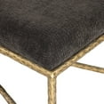 thumbnail image 4 of Meridian Furniture Valley Brown Chenille Fabric Bench, 4 of 7