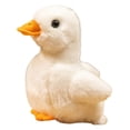thumbnail image 5 of Simulation Yellow Duck Plush Toy Lifelike White Duck Plushies Long Hair Animal Doll Sleeping Gift, 5 of 8
