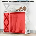 thumbnail image 4 of Qocolhg 4 Tier Small Shoe Rack, Shoe Shelf, Sturdy Shoe Organizer for Entryway and Front Door Entrance, Shoe Shelf, Free-Standing Closet Shoe Organizers and Storage, White, 4 of 6