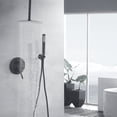 thumbnail image 2 of PROOX 10" Rain Showerhead and Shower Handheld Combo Ceiling Mounted Shower Set with Valve, 2 of 7
