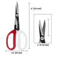 thumbnail image 5 of Zenport ZS104 Deluxe Scissors, Garden/Craft/Horticulture, 8-Inch Long, 5 of 7