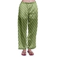 thumbnail image 4 of Moomaya Long Sleeve Shorts Pajama Set For Women Satin Button Pajamas For Women, 4 of 6